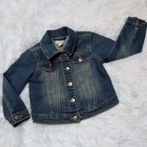 CHILDREN'S PLACE GIRL'S DENIM SNAP DOWN JACKET!